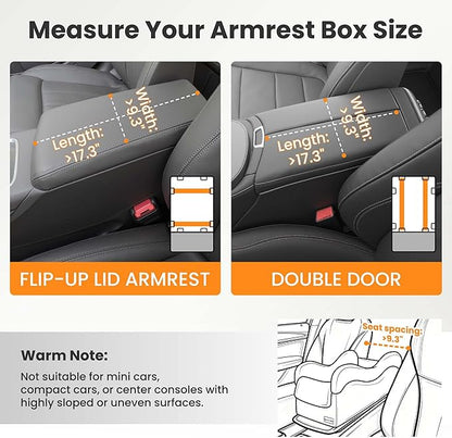 Portable Small Dog Seat for Car, Luxury Center Console Dog Car Seat Booster with Safety Tethers, Anti-Collapse Pet Travel Carseat for SUV, Truck (Black/White)