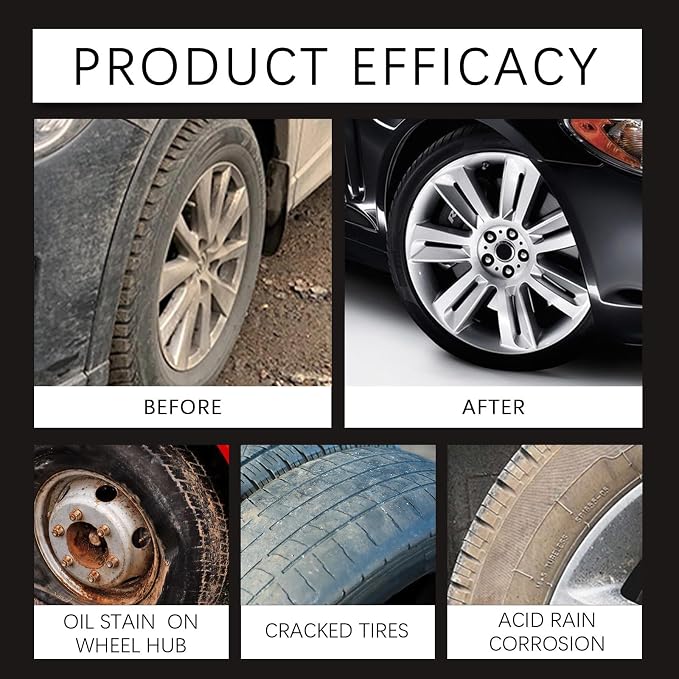 Comprehensive Car Restoration Cream Car Maintenance Cream Ensures Strong Protections for Faux Leather & Tires Against Aging for Tires