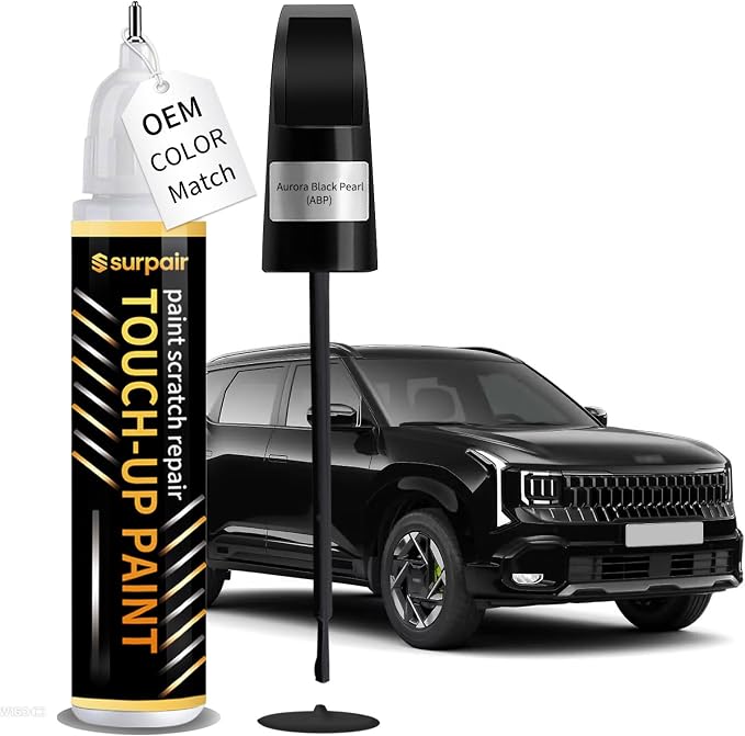 Aurora Black Pearl ABP Touch up Paint for KIA OEM Color Match Car Scratch Repair Kit for Nicks & Chips Scratches Quick & Easy Paint Fix 2-In-1 Car Scratch Remover Pen