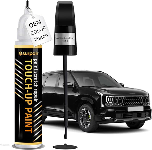 Aurora Black Pearl ABP Touch up Paint for KIA OEM Color Match Car Scratch Repair Kit for Nicks & Chips Scratches Quick & Easy Paint Fix 2-In-1 Car Scratch Remover Pen