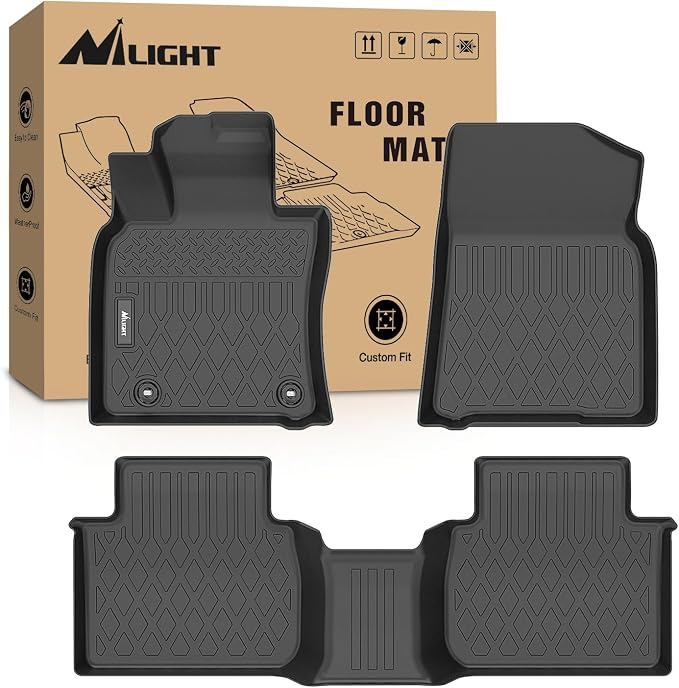 Nilight TPE Floor Mats for Toyota Camry Standard Models(FWD) 2018 2019 2020 2021 2022 2023 2024 (Not Fit for Hybrid or AWD),All Weather Custom Fit Heavy Duty Floor Liners
