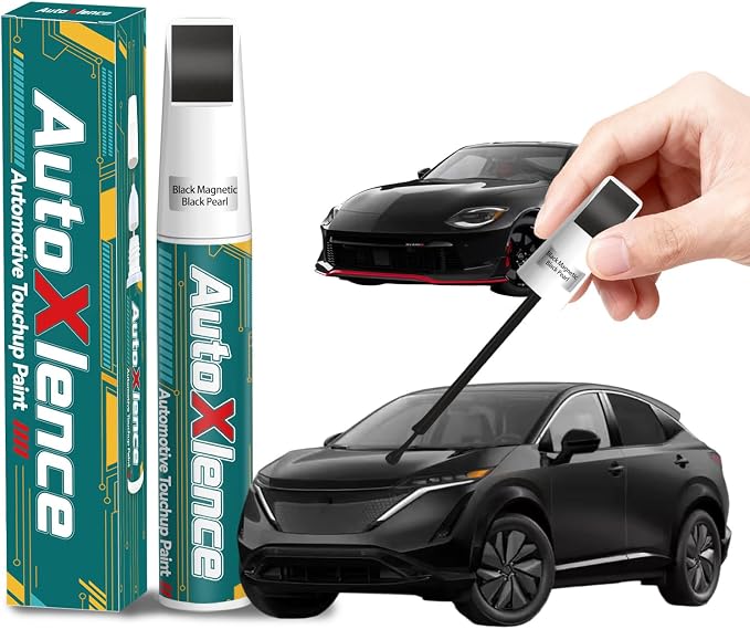 Black/Magnetic Black Pearl(G41) Touch Up Paint Compatible with Nissan Car Paint Pen Scratch Repair Automotive Scratch Remover Fix Exact Color Match