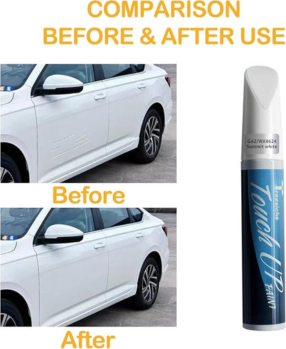 Summit White GAZ / WA8624 Touch Up Paint for GMC/Chevrolet Exact Match,Car PaintPen Scratch Repair 2 in 1 Touch Up Paint,Vehicle Scratch Remover for Deep Scratches Color-Matched