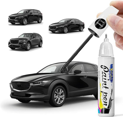 41W Jet Black Touch Up Paint Compatible with Mazda, DIY Car Paint Scratch Repair, Quick & Easy Fix Automotive Scratch Repair for CX-5/CX-50/CX-30/CX-9/CX-90/CX-70/Mazda3/MX-5
