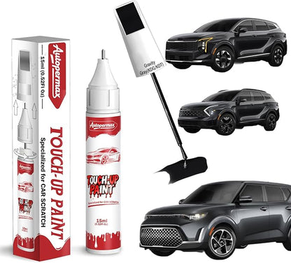 KDG/KDT Gravity Gray Car Touch Up Paint for Kia, Color Accurate Two-In-One Car Paint Scratch Repair Pen, Professional Scratch Remover for Vehicles Chips and Nicks Scuff