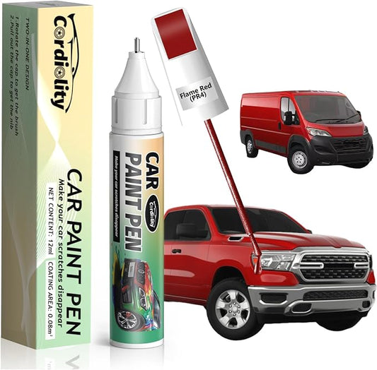 Flame Red(PR4) Touch Up Paint Pen for Ram,Car Paint Scratch Repair Pen Quick and Easy Fix Auto Paint Scratch