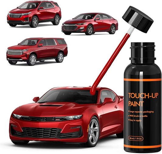 WA252F Cherry Red/Wild Cherry Touch Up Paint for Chevy, DIY Car Paint Scratch Repair Kit, Automotive Paints, Quick & Easy Fix Scratch Repair Compatible with Chevrolet/Silverado/Malibu/Tahoe