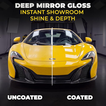 Car Spray Wax for Car Detailing - Quick and Easy Carnauba Liquid Car Wax Spray for Instant Gloss and Protection - Multi Surface Premium Brazilian Carnauba Car Wax Polish for All Vehicle Types