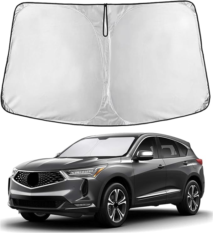 EcoNour Windshield Sunshade Compatible for Acura RDX 2019-2024 2025 2026, Sun Visor for Front Windshield & Window Sun Shade Cover, UV Heat Blocker & Protector, Car Accessories