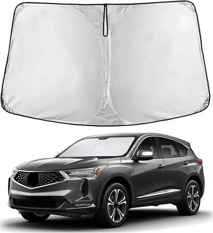 EcoNour Windshield Sunshade Compatible for Acura RDX 2019-2024 2025 2026, Sun Visor for Front Windshield & Window Sun Shade Cover, UV Heat Blocker & Protector, Car Accessories