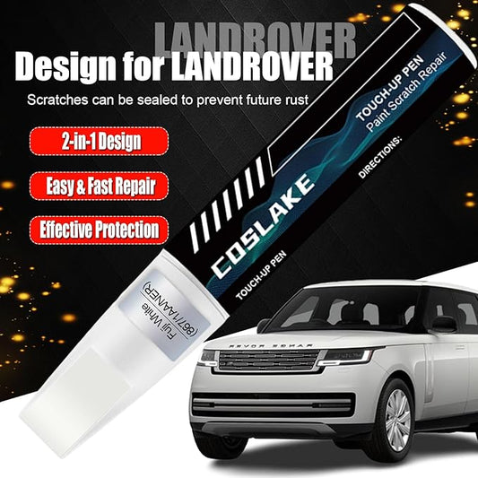 Car Touch Up Paint(Borasco Grey(2273/1CN/LIB)) for Landrover, Car Paint Scratch Repair Kit, Quick & Easy Solution to Repair, 2 in 1 Scratch Remover Pen with 2PCS Disposable Micro Applicators