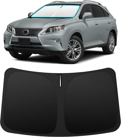 INSAUTO Custom Fit Windshield Sun Shade Accessories for Lexus RX 2010-2015 (RX350/RX450h), Foldable Front Window Sunshade, UV & Heat Reflector, Keeps Interior Cool, Includes Storage Bag