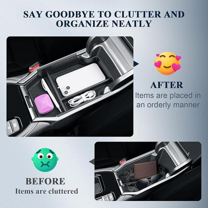 BIBIBO 2026 Accord Center Console Organizer for 2026 Honda Accord (LX/SE/Sport Hybrid/EX-L Hybrid/Sport-L Hybrid/Touring Hybrid) Console Tray 2026 Honda Accord Armrest Insert Organizer