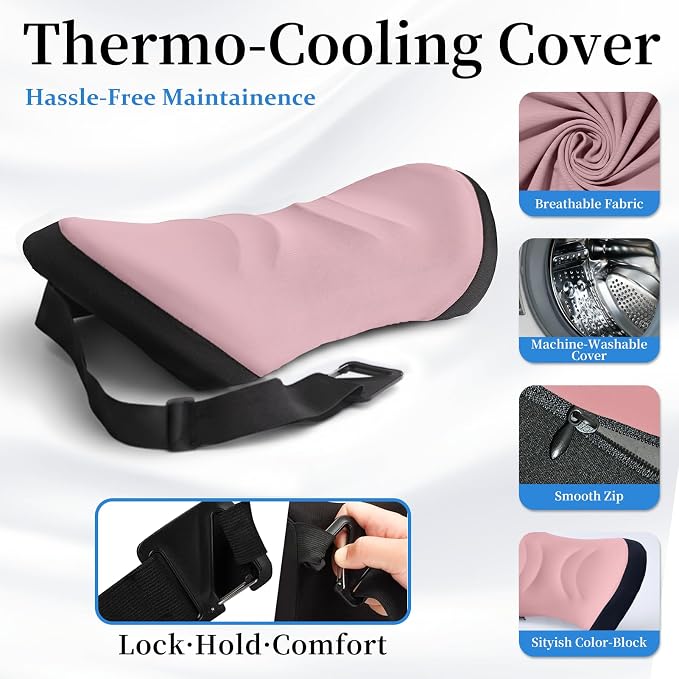 Lumbar Support Pillow for Office Chair - Lumbar Pillow for Car, Memory Foam Ergonomic Lumbar Support Pillow for Car Back Support for Office Chair Back Support Cushion