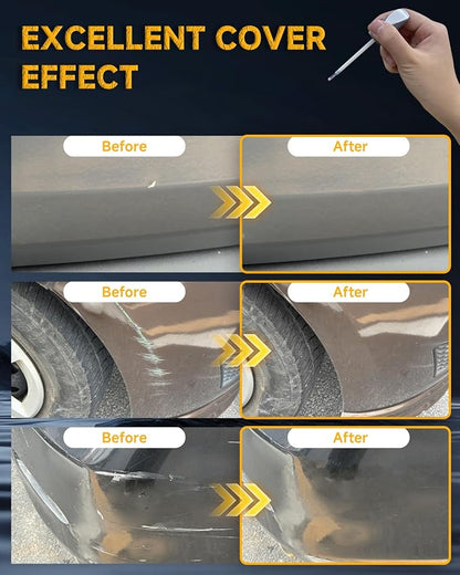 Touch Up Paint Pen Exact Color Match Car Chip and Scratch Repair (for Ford, Iconic Silver Metallic(JS/M7432A))