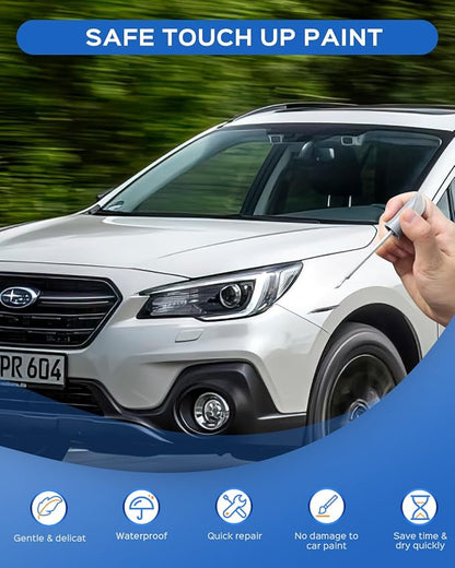 G1U Ice Silver Metallic Touch Up Paint Compatible with Subaru Exact Match Chips and Nicks Touch Up