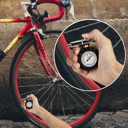 GODESON Presta Valve BicycleTire Pressure Gauge 0-160psi and 0-11bar