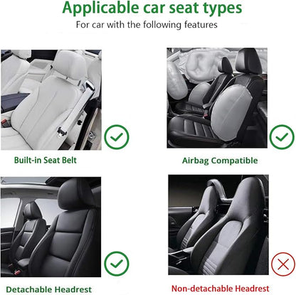 Cute Car Seat Covers Full Set, Universal Fit for Most Cars SUV Pick-up Truck Sedan, Fit for Tesla, Car Accessories for Women Interior, Automotive Vehicle Auto Interior Décor (Full Set)