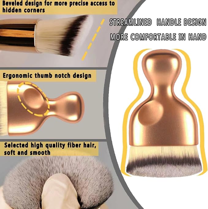 Car Interior Dusting Brush Auto Dust Sweeping Soft Detail Brush Mini Dash Duster for Car Interior Cleaning Brush for Car Air Vent & Dashboard Small Duster Car Detailing Brush Interior 2PCS