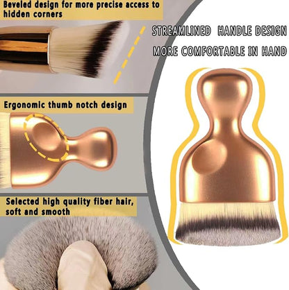 Car Interior Dusting Brush Auto Dust Sweeping Soft Detail Brush Mini Dash Duster for Car Interior Cleaning Brush for Car Air Vent & Dashboard Small Duster Car Detailing Brush Interior 2PCS