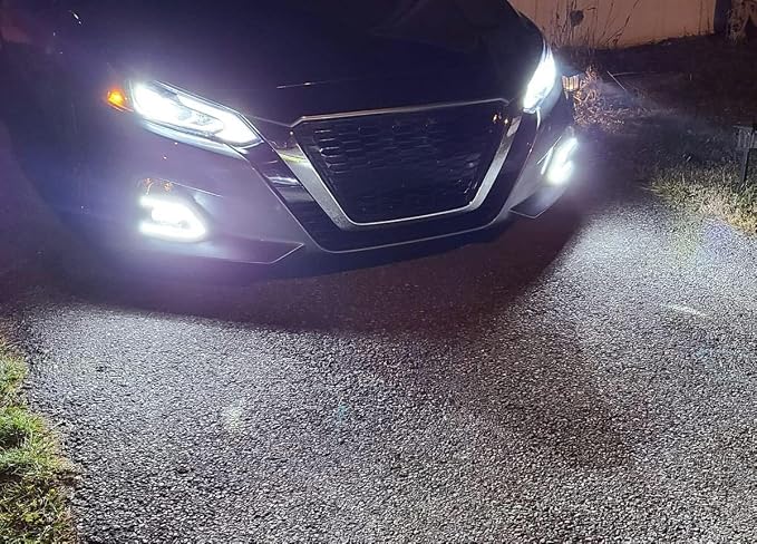 iJDMTOY OEM-Fit Switchback LED Daytime Running Light Kit Compatible With 2019-2022 Nissan Altima, White/Amber LED DRL & Turn Signal