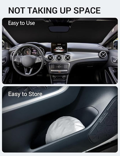 Proadsy 2026 Upgrade Windshield Sun Shade Custom Fit 2015-2020 GLA Foldable Front Sunshade Protector Sun Visor Blocks UV Rays Keep Car Cooler