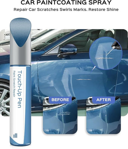 42B Blue Reflex Pearl Touch Up Paint Compatible with Mazda Exact Match Chips and Nicks Touch Up