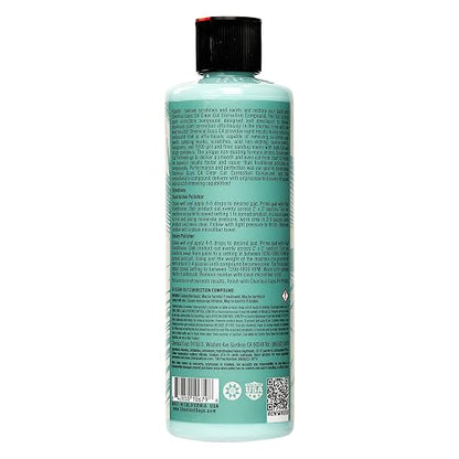 Chemical Guys C4 Clear Cut Correction Compound - Professional Paint Correction Polish for Cars, Trucks, SUVs, and RVs - Swirl, Hologram and Scratch Remover for a Smooth, Glossy Finish, 16 fl oz