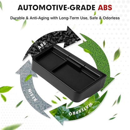 Autorder Screen Dashboard Organizer for 2025 2026 Toyota Sienna Accessories - Dash Screen Console Storage Tray for Phones Keys Sunglass Card Non-Slip（Fits 12.3" Screen Models）