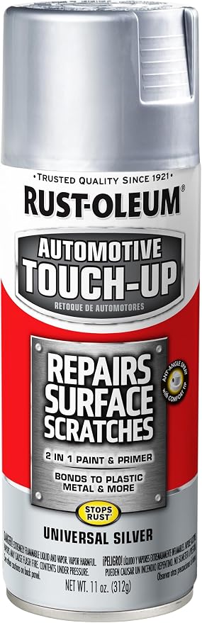 Rust-Oleum 292325 Automotive Universal Touch-Up Spray Paint, 11 oz, Bright White