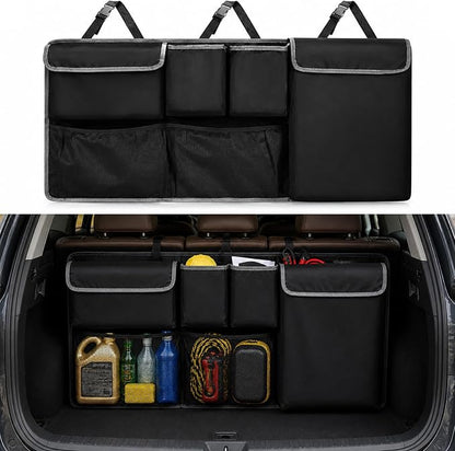 Car Trunk Organizer Storage Backseat Hanging Organizer Bag for Toyota RAV4 / RAV4 LE XLE XLE Premium Limited Adventure TRD Off-Road Prime Hybrid SUV Accessories 2019-2026