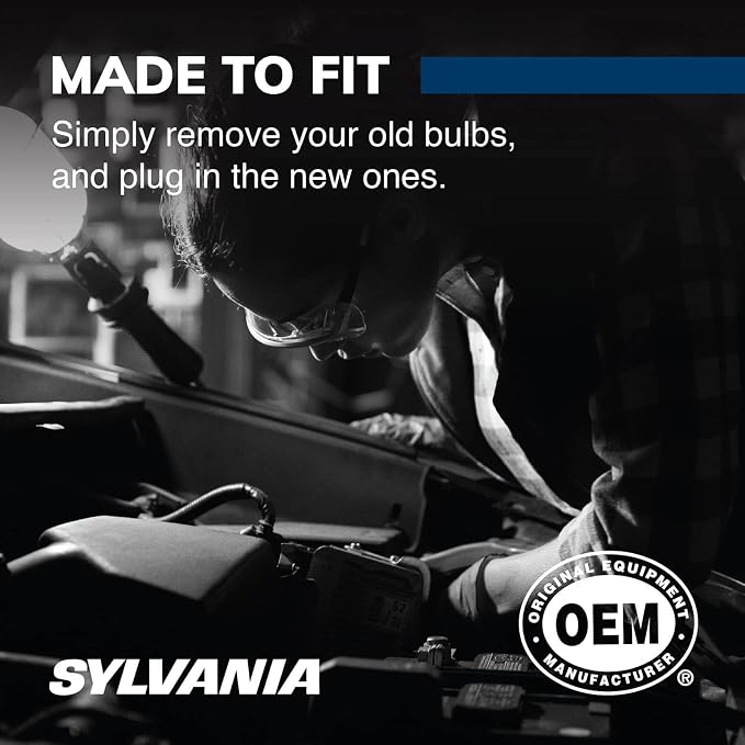 SYLVANIA - H11 SilverStar - High Performance Halogen Headlight Bulb, High Beam, Low Beam and Fog Replacement Bulb, Brighter Down Road with Whiter Light (Contains 1 Bulb)