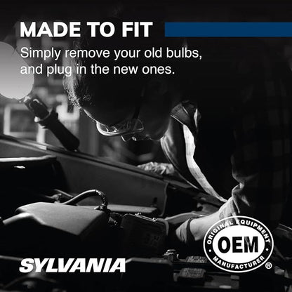 SYLVANIA - H11 SilverStar - High Performance Halogen Headlight Bulb, High Beam, Low Beam and Fog Replacement Bulb, Brighter Down Road with Whiter Light (Contains 1 Bulb)