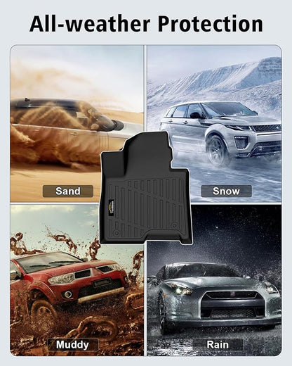 Floor Mats Fit for Kia Sorento Hybrid 2021-2025 2026 (PHEV&HEV) Trunk Mat with Backrest Mat All Weather TPE Rubber Cargo Liner Back Seat Protector Full Set for Sorento 2025 Plug-in Hybrid Accessories
