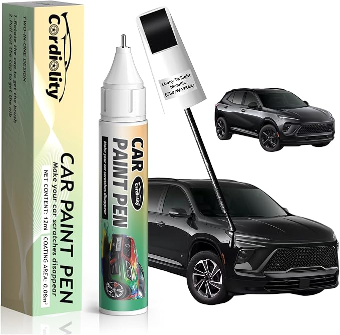 Ebony Twilight Metallic(GB8/WA384A) Touch Up Paint Pen for Buick,Car Paint Scratch Repair Pen Quick and Easy Fix Auto Paint Scratch