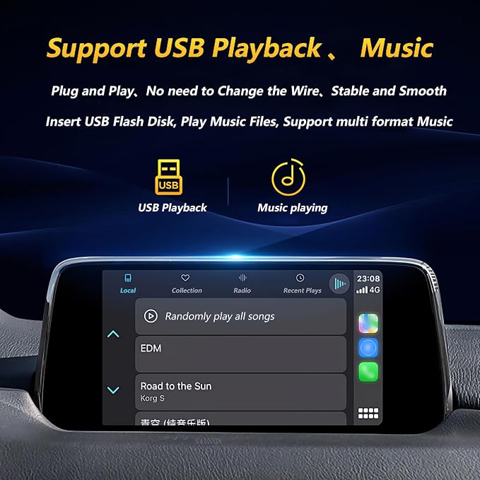 Mazda CarPlay and Android Auto Retrofit Kit, TK78-66-9U0C USB Hub Adapter for MZD Connect System, Compatible with Mazda3 2014-2018, CX-5 2015-2020, Mazda 2/6, CX-3/CX-8 2016-2019, CX-9/MX-5 2016-2020