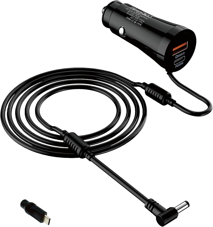 12V Power Cord Adapter Compatible with Apple carplay Android auto Screen, Cord Cable for car car Play Screen(9.8FT)