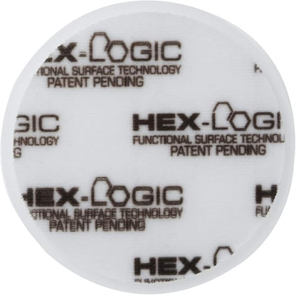Chemical Guys BUFX_104_HEX5 Hex-Logic Light-Medium Polishing Pad, White, 5.5" Pad Made for 5" Backing Plates, 1 Pad Includeded