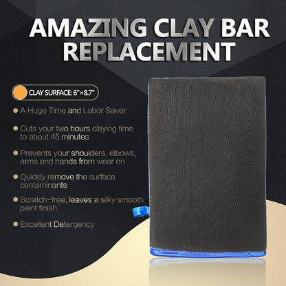 Clay Mitt, AutoCare Fine Grade Clay Bar Mitt Surface Prep Mitt Finish for Car Detailing Alternative Novel Detailing Tool & Kit