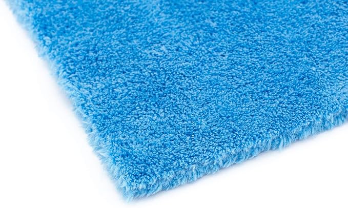The Rag Company - Eagle Edgeless 500 (3-Pack) Professional Korean 70/30 Blend Super Plush Microfiber Detailing Towels, 500GSM, 16in x 24in, Blue