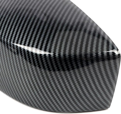 HIGH FLYING Car Exterior Rear View Side Mirror Cap Cover ABS for Subaru WRX STI 2015-2021 (without Turn Signal Lights)