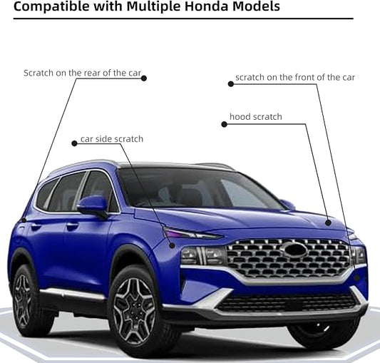 Still Night Pearl(B-575P) Car Paint Touch Up Pen Compatible with Honda,2-In-1 Color Accurate Touch Up Car Scratch Repair Paint Match Honda Series Automotive Scratch Remover for Nicks & Chips Repair