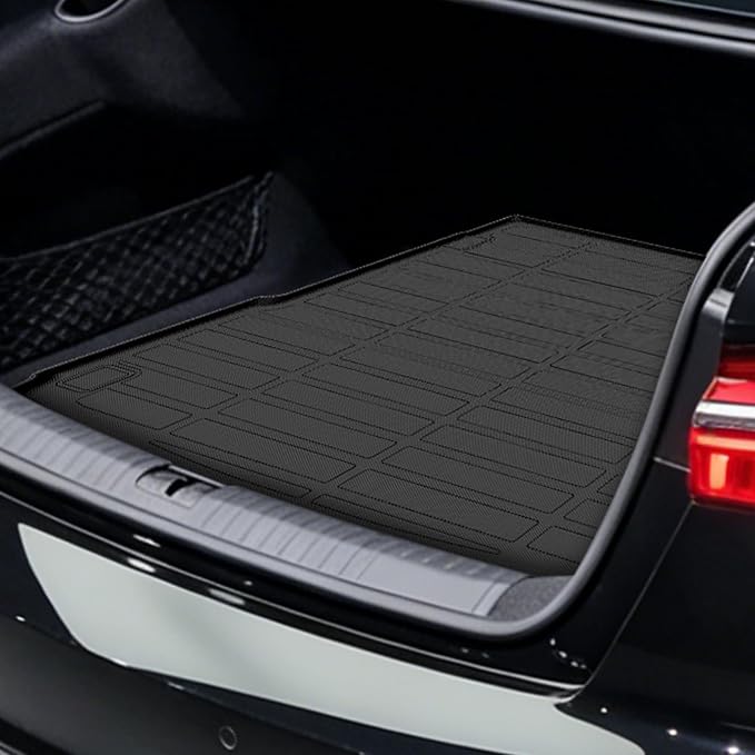 Floor Mats for Audi Q5 & SQ5 2018 2019 2020 2021 2022 2023 2024 2025, TPE 2020 Q5 Floor Mats 1st & 2nd Row & Cargo Liner,Waterproof Summer Winter Non-Slip Floor Liners Car Accessories