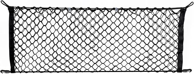 Envelope Style Trunk Mesh Cargo Net for Dodge Durango SXT GT SRT 1998-2026 - Car Accessories - Premium Trunk Organizers and Storage - Cargo Net for SUV - Vehicle Carrier Organizer for Dodge Durango