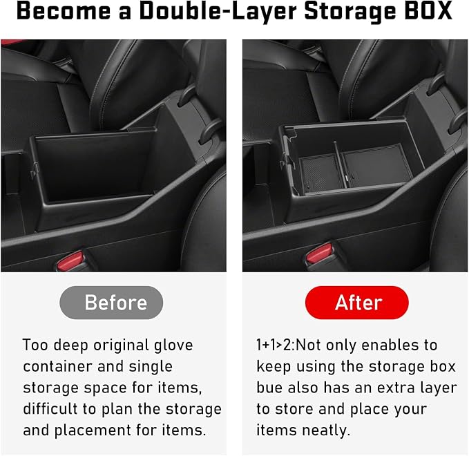 TTCR-II Compatible with Kia Sportage Center Console Organizer 2023 2024 2025 2026, for Sportage NQ5 Console Organizer Tray EX/LX/SX/X-Line 2023 2024 2025 2026