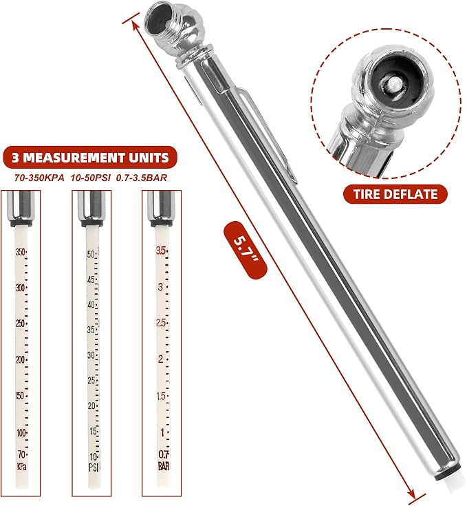 1/4’’ Air Compressor Fittings with Blow Gun Kit, Tire Gauge, Air Chuck, 20PCS