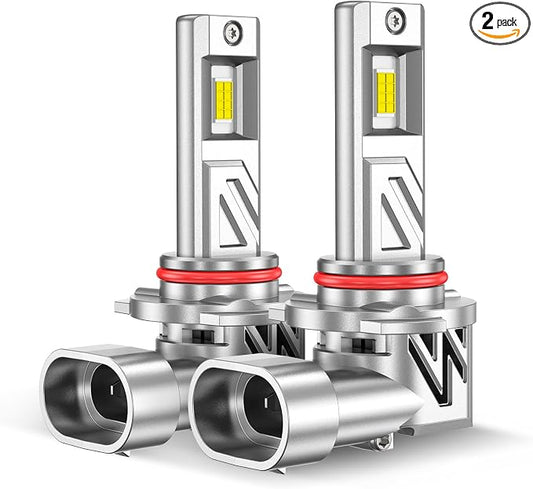 SEALIGHT 9005/HB3 LED Bulbs, 90000LM 6500K Output Canbus Ready, 9005 For Powersports IP68 80000Hrs Lifespan, 1：1 Size, 3Mins Installation, 2 Pack