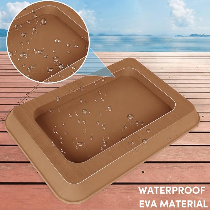 EVA Foam Boat Dash Pad, Anti-Slip Boat Dash Organizer Perfect for Fishing Center Consoles (6Color,2Size)