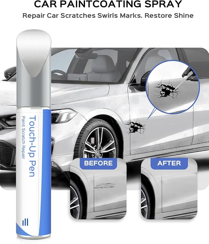 NH-883P Platinum White Pearl Touch Up Paint Compatible with Honda Exact Match Chips and Nicks Touch Up