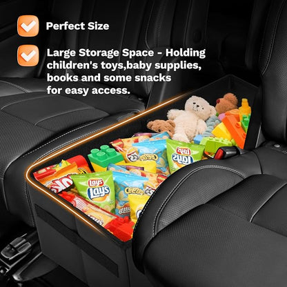 Shademax Car Seat Organizer for Subaru Ascent 2019-2025 2026 Accessories, Ascent Backseat Organizer Car Console Organizer for Kids Toys, Baby Supplies, Dog Toys, Travel Storage Box